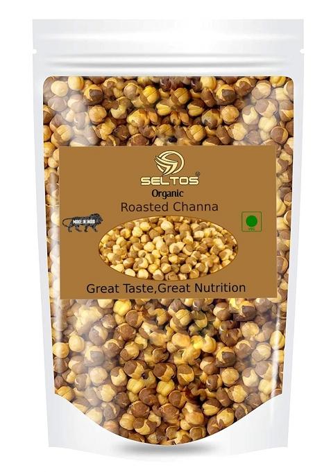 Seltos Organic Roasted Bhuna Chana | Chickpeas (Unsalted) - 900Gm (À¤­À¥À¤¨À¤¾ À¤¹À¥À¤† À¤Šà¤¨À¤¾).