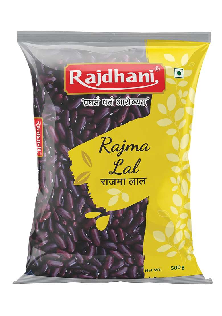 Rajdhani Rajma Lal – Premium Red Kidney Beans | 500g - Indya