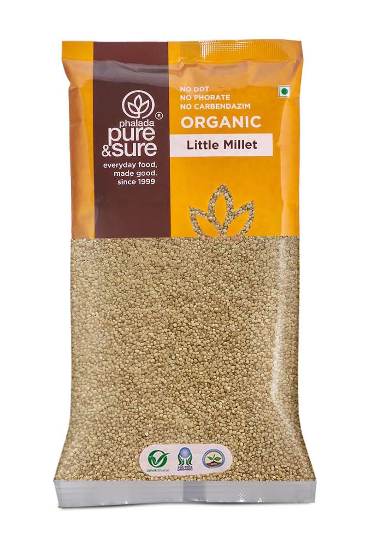 Phalada Pure & Sure Organic Little Millets – Gluten-Free Organic Millet | 500g - Indya