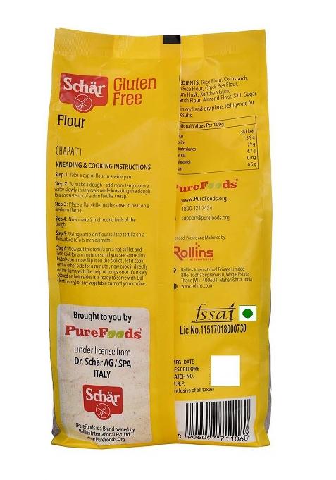 Schar Gluten Free Flour – Almond, Amaranth, Rice & Chickpea Blend | 1Kg
