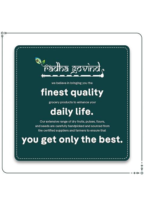 Radha Govind Soya Chunks | Rich in Protein & Fiber Soya wadi 300Gm