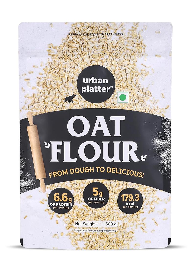 Urban Platter Oats Flour – Gluten-Free Whole Oats Flour | 500g