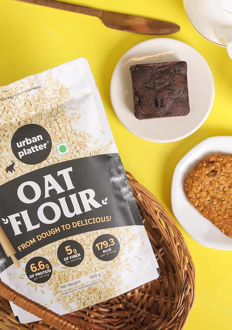 Urban Platter Oats Flour – Gluten-Free Whole Oats Flour | 500g