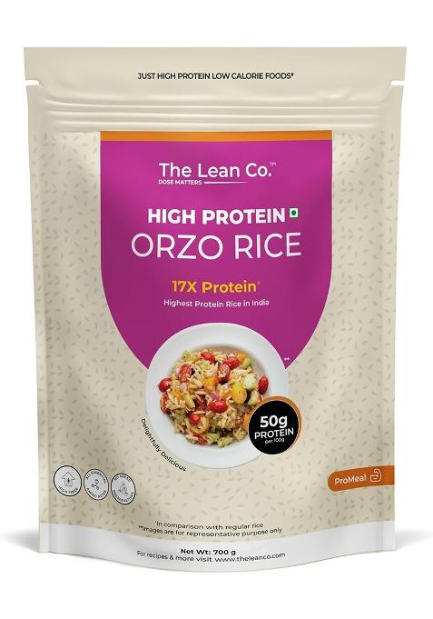 The Lean Co. High Protein Orzo Rice – 50% Protein Low-Carb Grain | 700 g