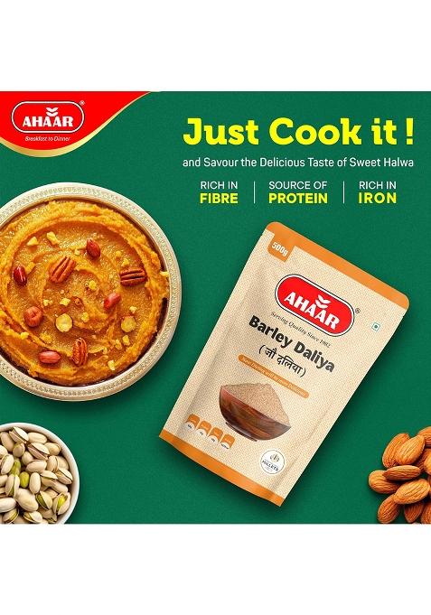Ahaar Barley Daliya | Jau Ka Daliya (500 gm)