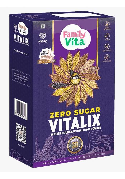 Babyvita Arbanox Family Vita Vitalix Instant Multi Grain Health Mix Powder – Natural Multigrain Health Mix | 300GM