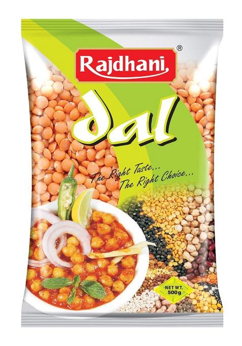 Rajdhani Pulses - Masoor Malka, 500 grams