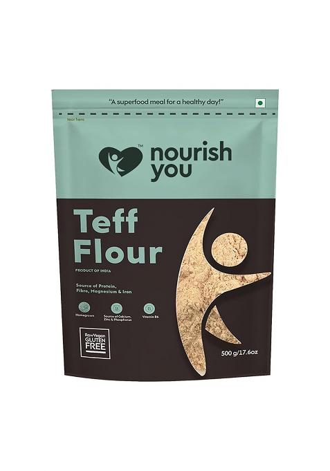 Nourish You Teff Flour – Gluten-Free Whole Grain Flour | 500 G