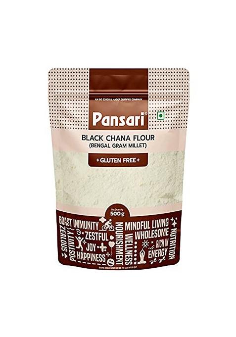 Pansari Black Chana Flour – High-Protein Gluten-Free Flour | 500gm