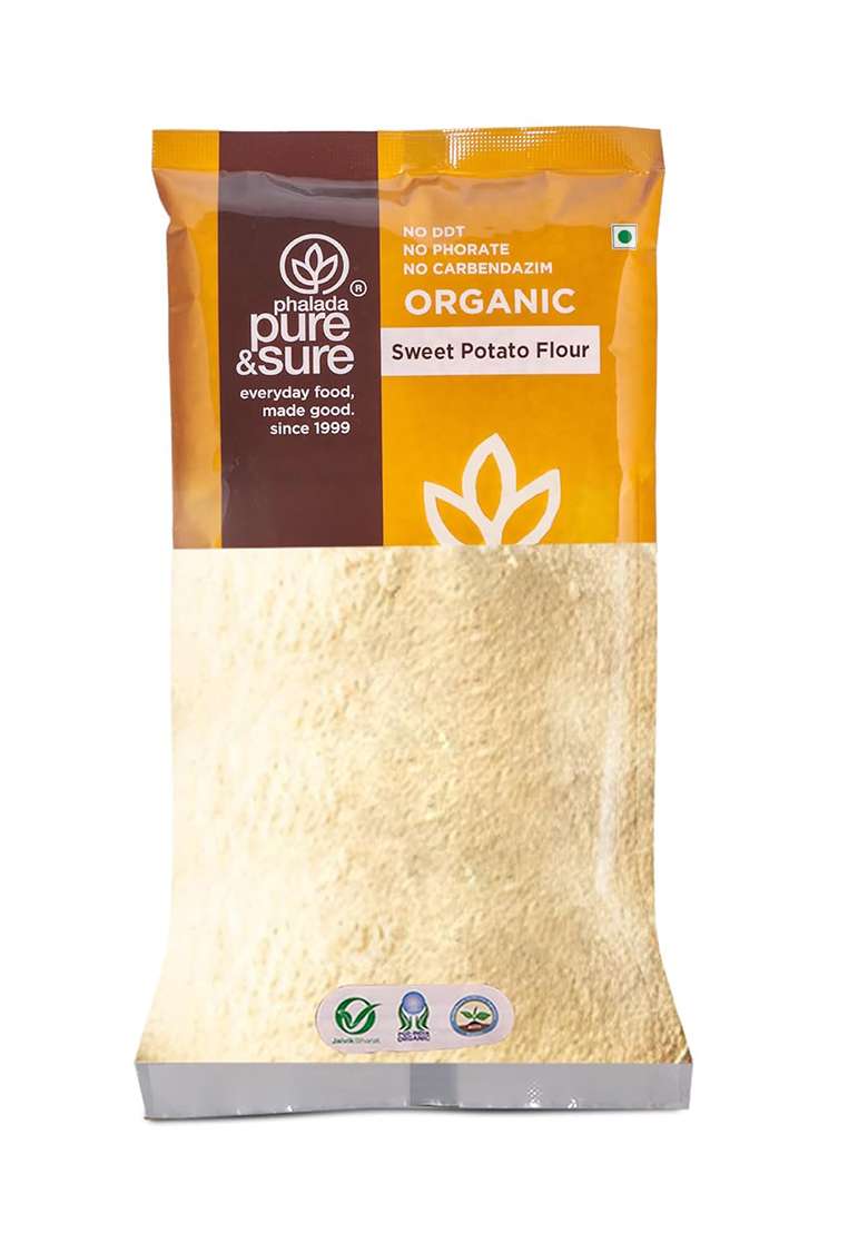 Phalada Pure & Sure Organic Sweet Potato Flour – Gluten-Free Shakarkandi Atta | 500G - Indya
