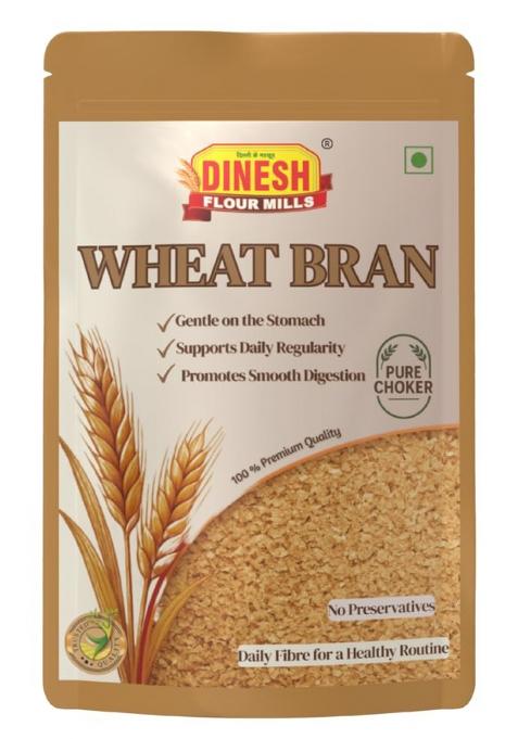 Dinesh Flour Mills Wheat Bran – Pure High-Fibre Wheat Bran | 250 Gms