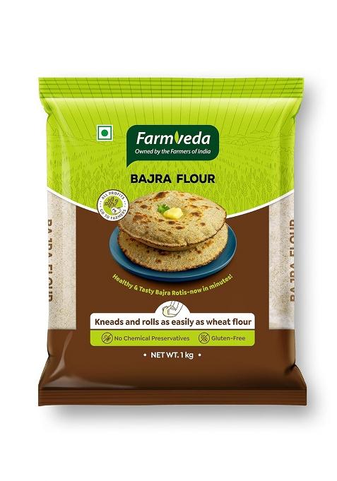Farm Veda Bajra Flour – Natural Pearl Millet Atta | 1kg