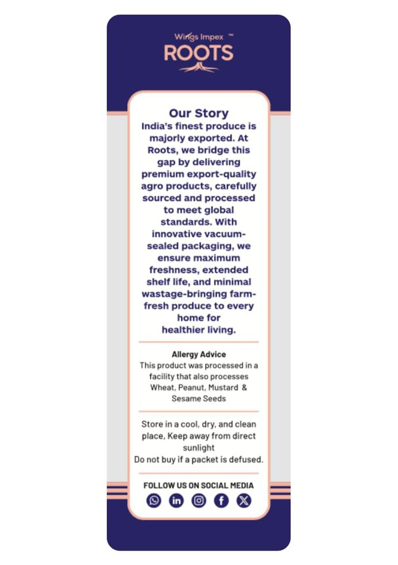 Wings Impex Roots Roots Mix Whole Pulses – Premium Unpolished Lentil Blend | 500 g