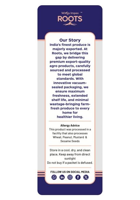 Wings Impex Roots Roots Mix Whole Pulses – Premium Unpolished Lentil Blend | 500 g