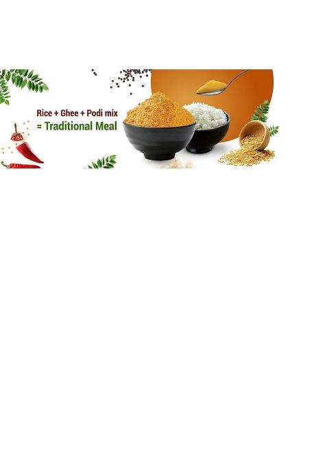 Ammi Samayal Ikkiyam Andhra Pappu Podi – Authentic South Indian Paruppu Podi | 200g