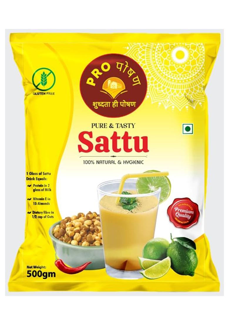 Pro Poshan Sattu Powder – Natural Roasted Chana Flour | 500gm