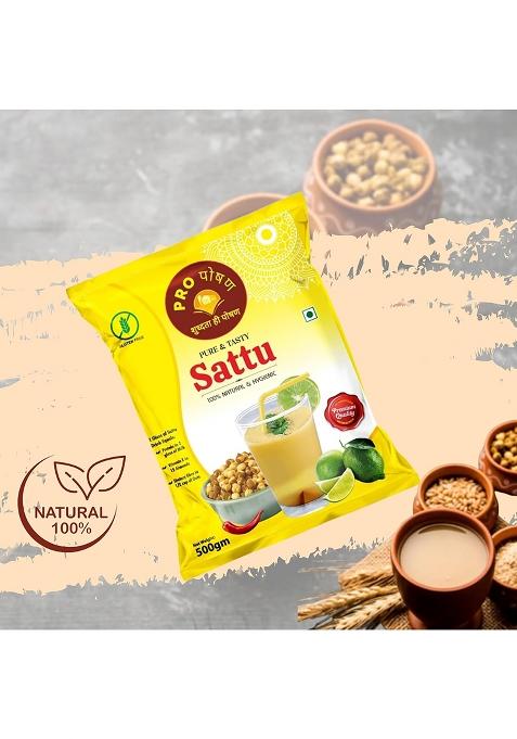 Pro Poshan Sattu Powder – Natural Roasted Chana Flour | 500gm