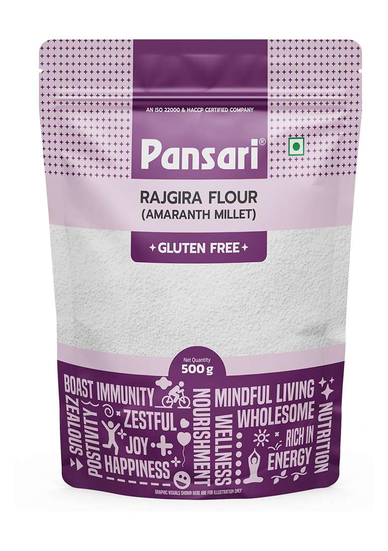 Pansari Rajgira Flour – Gluten-Free Amaranth Atta | 500gm - Indya