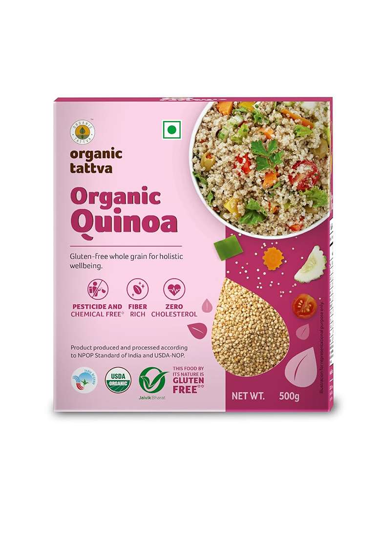 Organic Tattva Quinoa, 500g - Indya