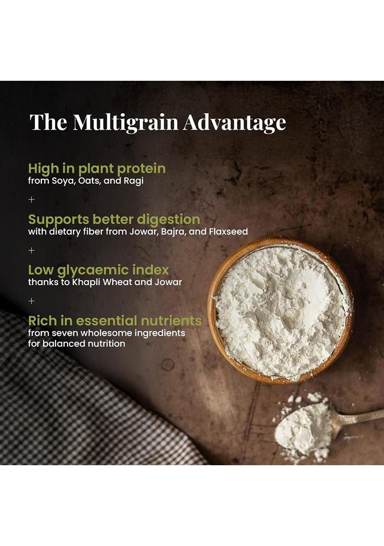 Asmita Organic Farms Khapli Multigrain Atta 1kg