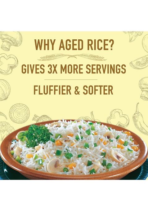 India Gate Everyday Raw and Aged Basmati Rice 1Kg