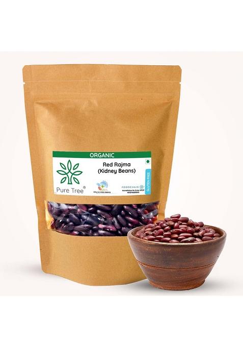 Pure Tree Organic Red Rajma – Red Kidney Beans 850g