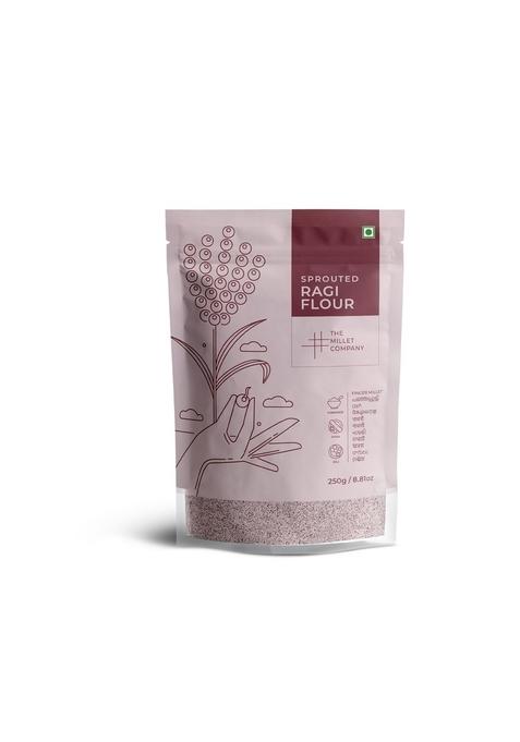 The Millet Company Sprouted Ragi Flour, No added Sugar, Stone-ground (250)