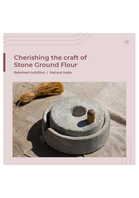 The Millet Company Sprouted Ragi Flour, No added Sugar, Stone-ground (250)