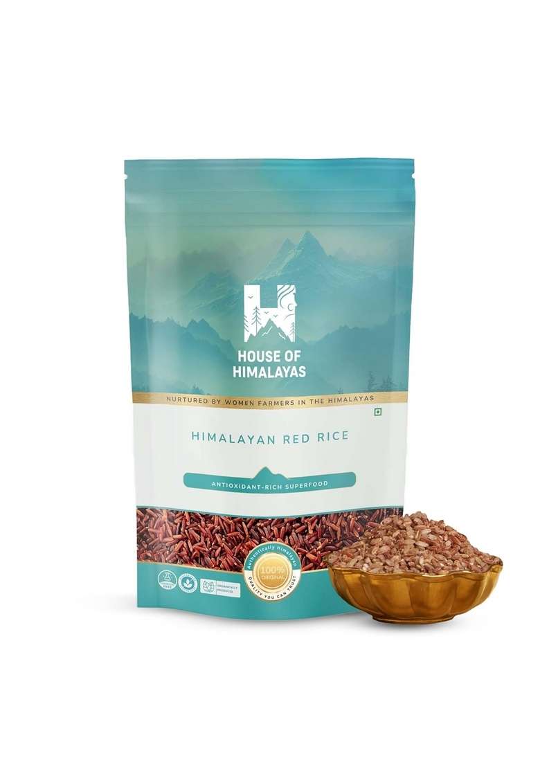House Of Himalayas Red Rice – Naturally Grown Lal Chawal | 500g - Indya