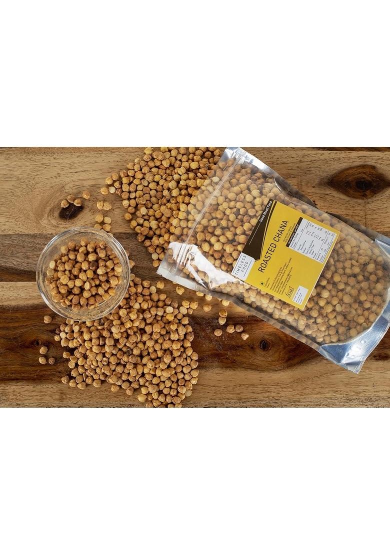 Timeless Food Roasted Chana Without Skin – Healthy Crunchy Bhuna Chana | 400g