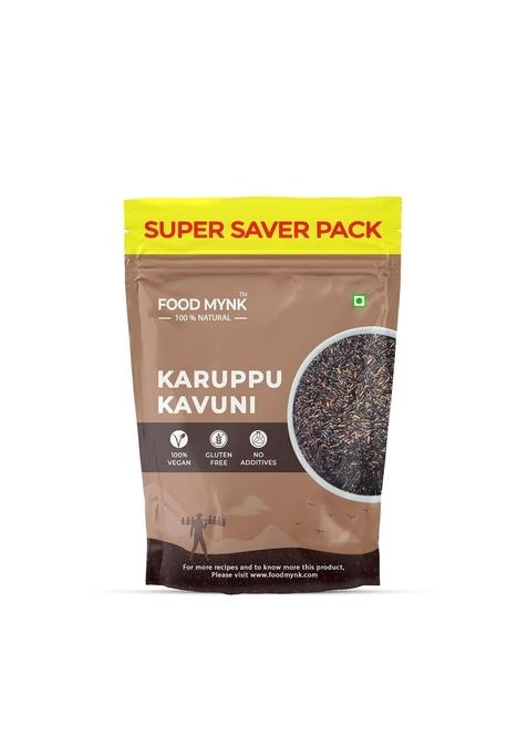 Food Mynk Karuppu Kavuni Rice (1Kg) | Black Rice | Diabetic Friendly rice | Karuppu Kavuni Arisi | Forbidden Rice | Nalla Biyyam | Kaala Chawal | Emperor Rice (1Kg)