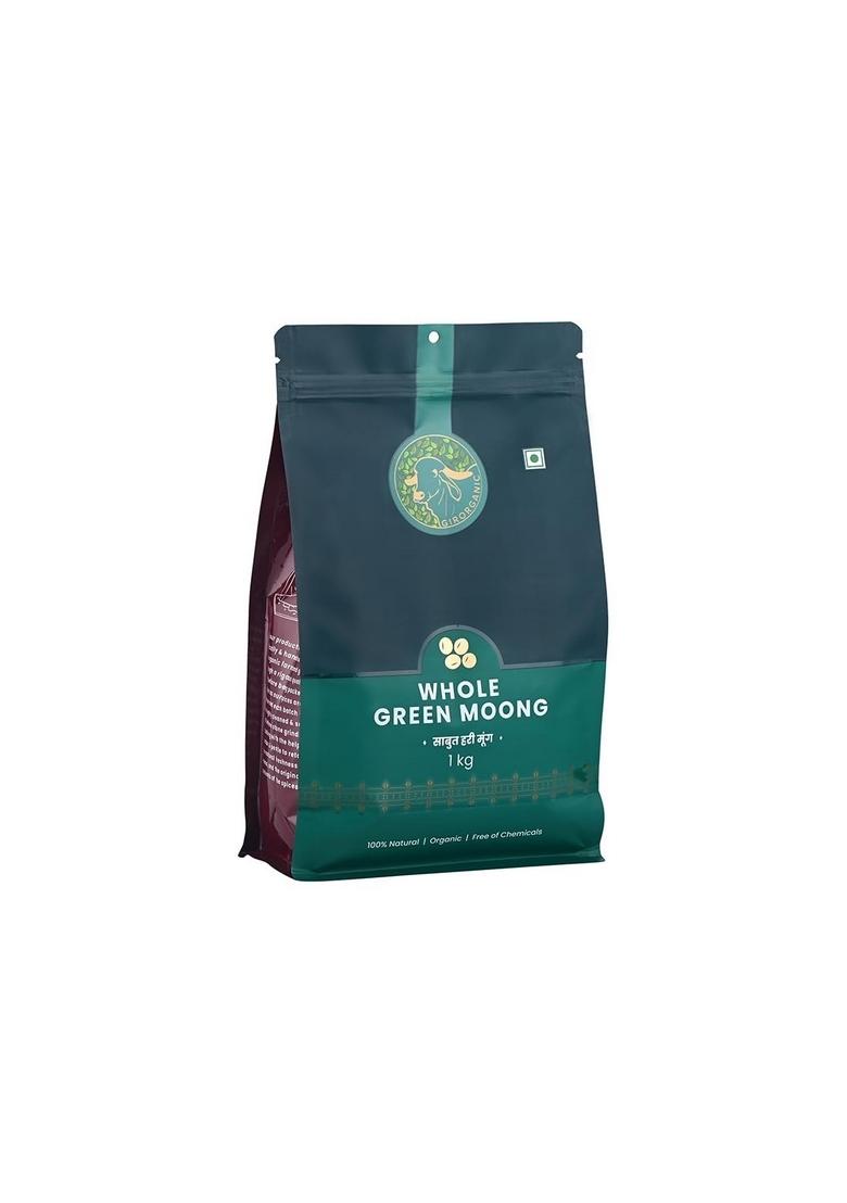 Girorganic Premium Organic Whole Green Moong (Gram)