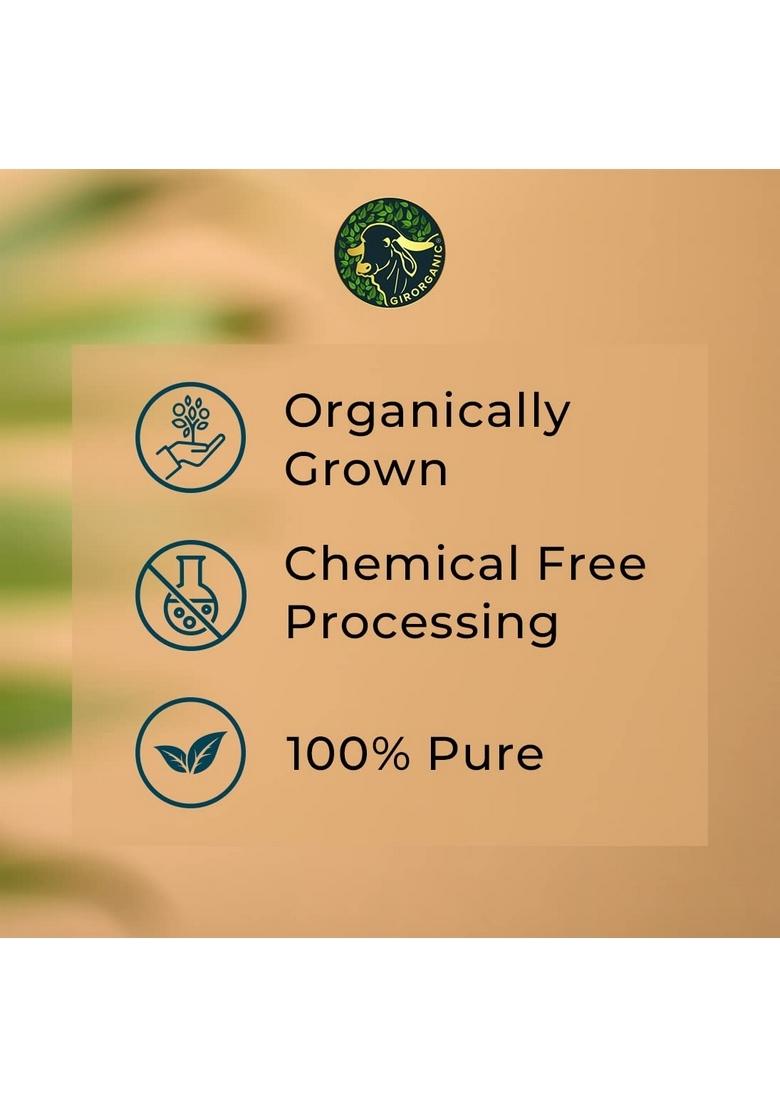 Girorganic Premium Organic Whole Green Moong (Gram)