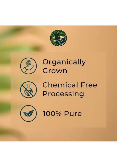 Girorganic Premium Organic Whole Green Moong (Gram)