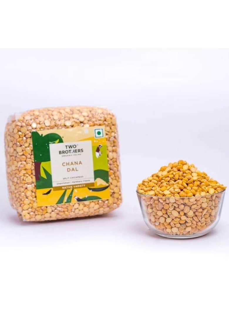 Two Brothers Organic Farms Desi Harbara (Chana Dal) Unpolished - 1 Kg - Indya