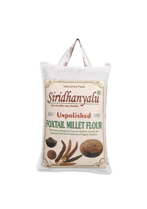 Siridhanyalu Foxtail Millet Flour (Unpolished & Organic) | Gluten Free Kangni/Thinai/Foxtail Atta ( Powder ) For Healthy Life Style Weight Management Online New Tech Rock-Hard Vacuumed Pack