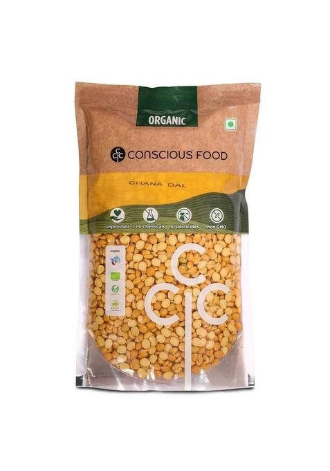 Conscious Food Organic Chana Dal | 1Kg Proteins And Fiber Easy To Digest High In Fibre