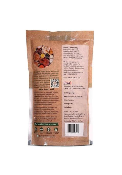 Conscious Food Organic Chana Dal | 1Kg Proteins And Fiber Easy To Digest High In Fibre
