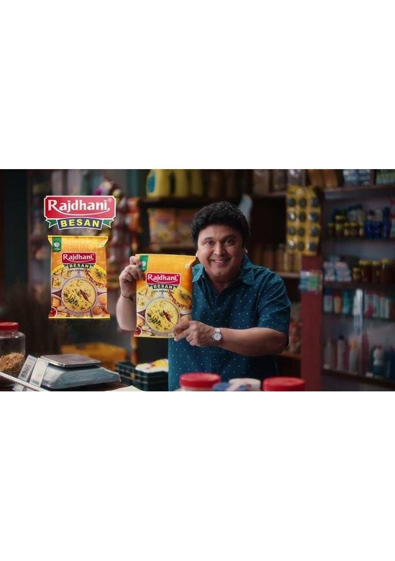 Rajdhani Besan (Gram Flour) 1Kg Â€“ 100% Pure Chana Dal Flour | Gluten-Free, High Protein Ideal For Pakora, Dhokla, Baking & Indian Cooking