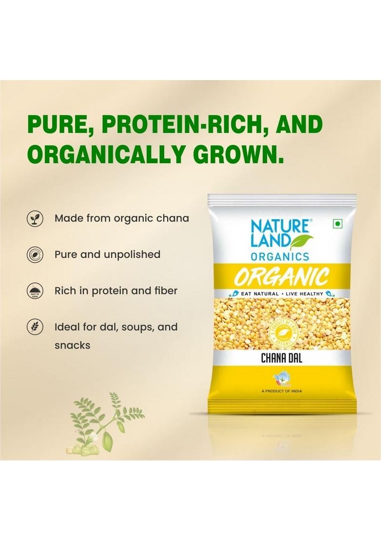 Natureland Organics Chana Dal 1 Kg