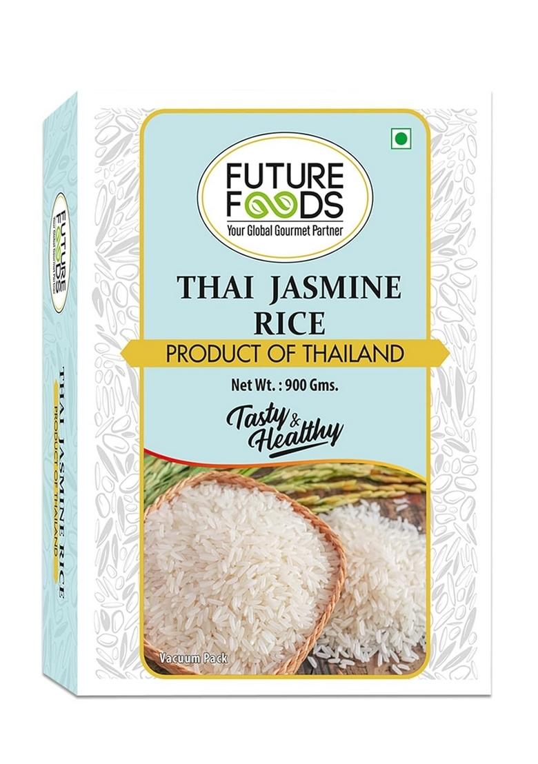 Future Foods Jasmine Rice 900 Gram|Thai Fragrant Rice|Packed With Phytonutrients|Enhances Fibre Intake|Beneficial For Diabetic Patients|Product Of Thailand