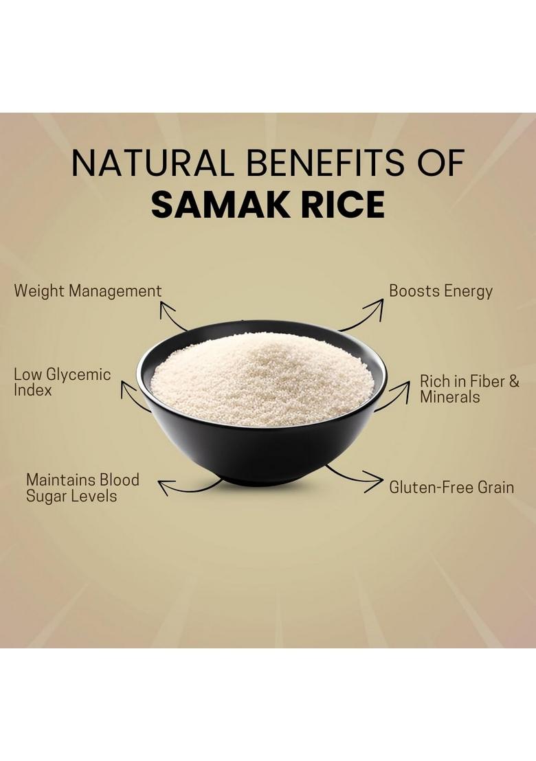 Harvitatva Samak Rice Whole | Barnyard Millet | Vrat Ke Chawal | Sama Chawal | Organic Millet Rice for Fasting | Naturally Grown | Gluten-Free- 750gm