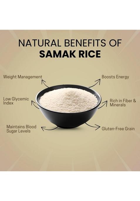Harvitatva Samak Rice Whole | Barnyard Millet | Vrat Ke Chawal | Sama Chawal | Organic Millet Rice for Fasting | Naturally Grown | Gluten-Free- 750gm