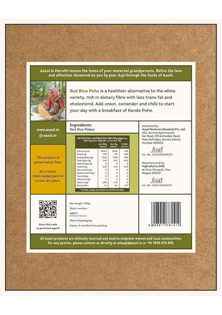 Aazol Healthy Red Rice Poha