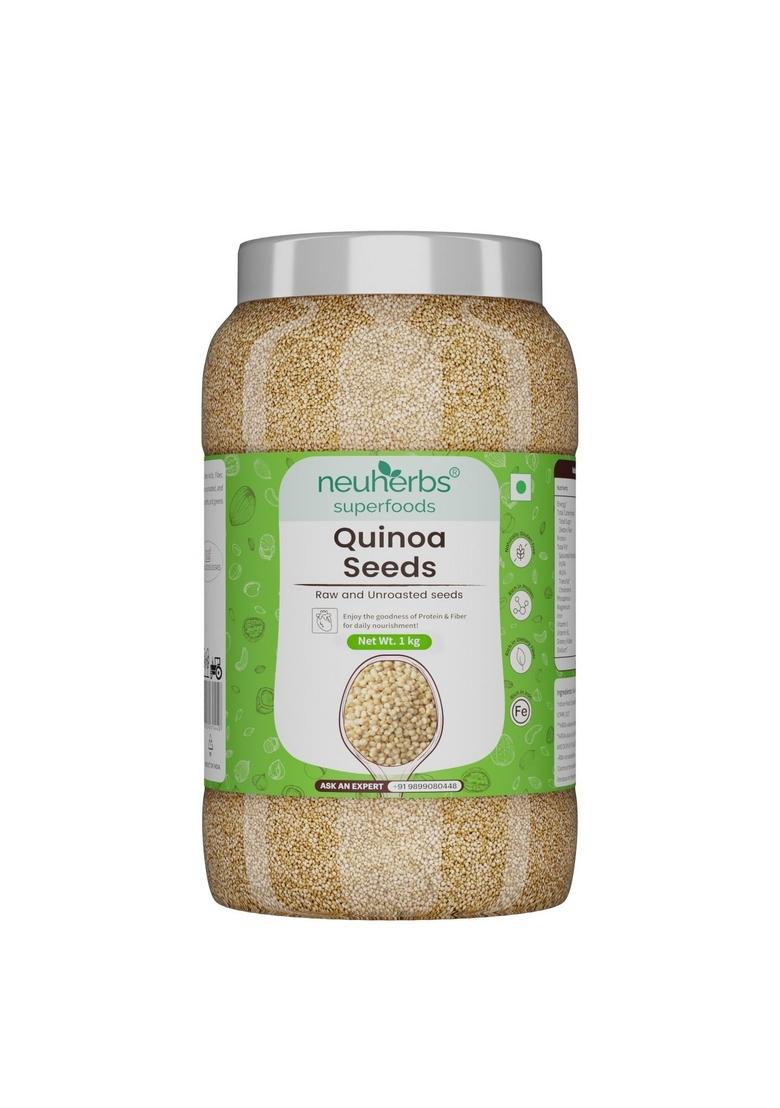 Neuherbs Raw & Unroasted Quinoa Seeds – High-Protein Gluten-Free Superfood | 1 Kg