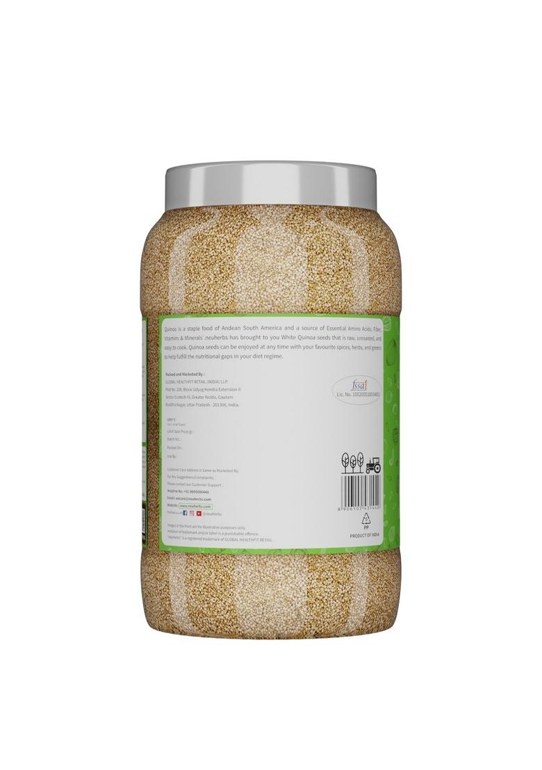 Neuherbs Raw & Unroasted Quinoa Seeds – High-Protein Gluten-Free Superfood | 1 Kg
