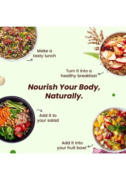 Neuherbs Raw & Unroasted Quinoa Seeds – High-Protein Gluten-Free Superfood | 1 Kg