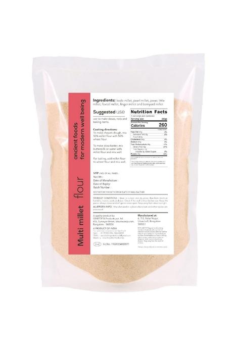 Forgotten Foods Multi Millet Flour – 800 Gm (2 x 400 G)