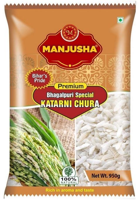 Manjusha Premium Bhagalpuri Katarni Chura/Poha – 950g