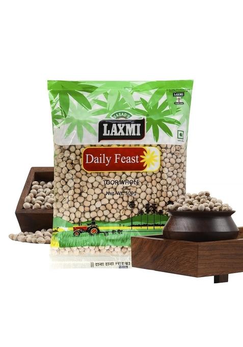 Laxmi Daily Feast Toor Whole 500 Gm | Arhar Dal Gram Tur Pigeon Pea